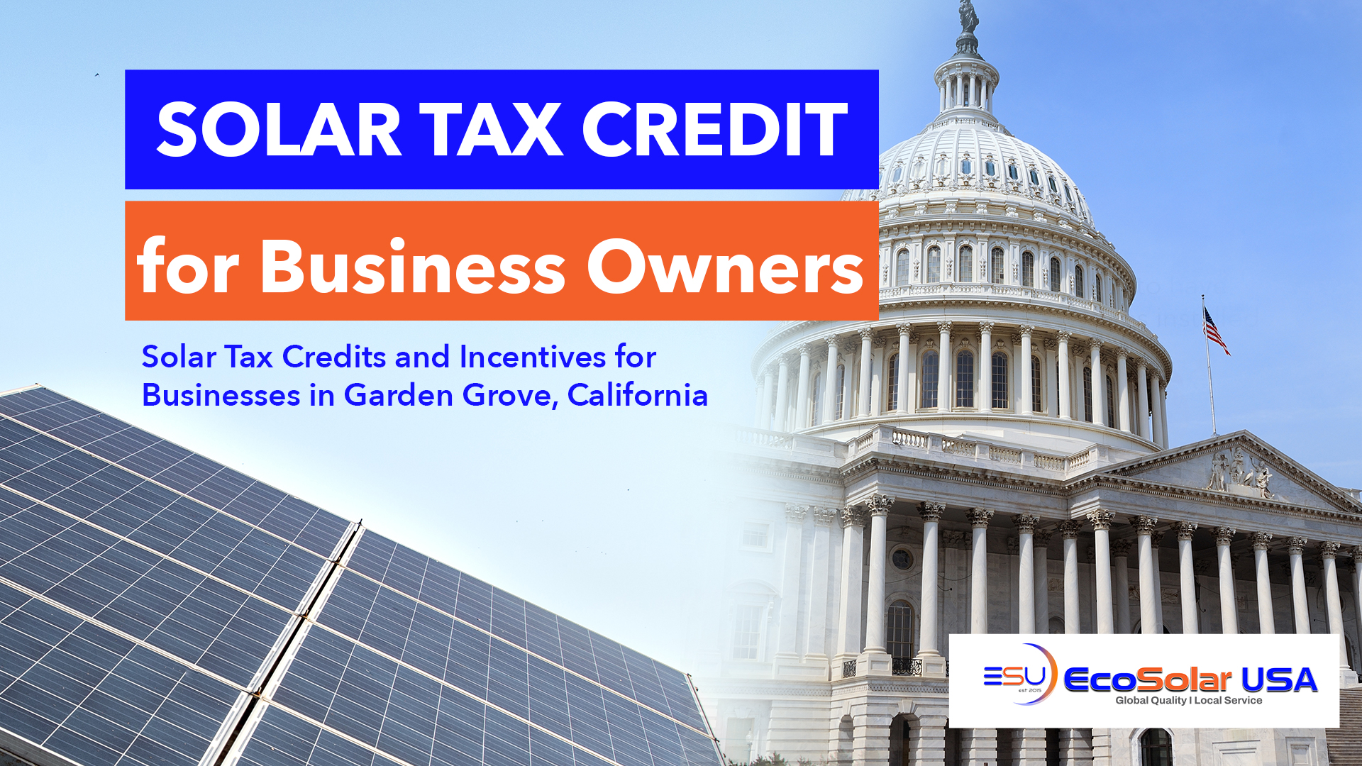 solar tax credit for business owners in California