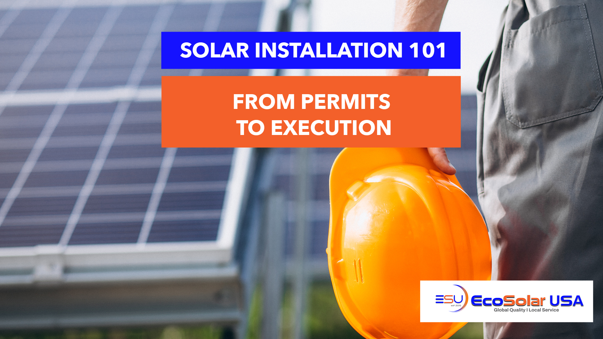 solar panel installation