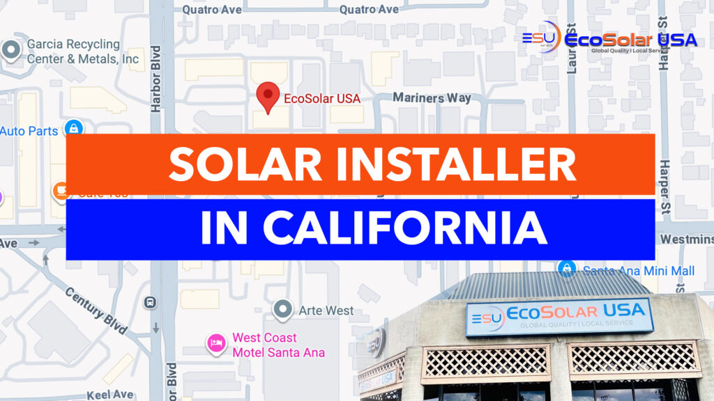 solar installer in california near me on google map