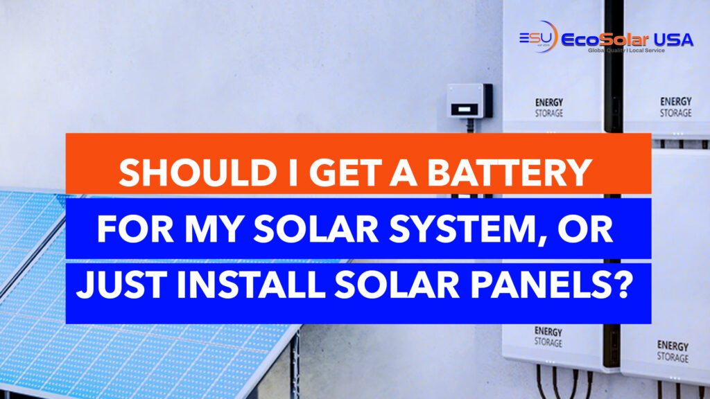 battery storage for solar system
