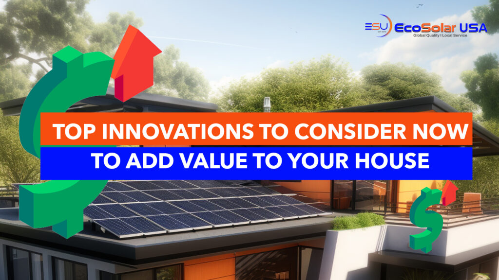 house rennovation with solar panels on rooftop